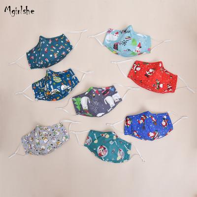 China Outdoor Activities Wholesale Reusable Outdoor Activities Mgirlshe Christmas 2020 Reusable Kids Washable Face Mask Women Cotton Face Mask for sale