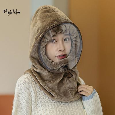 China 2021 COMMON Newcomers Mgirlshe Newcomers COMMON Newcomers Balaclava Beanie Fleece Hood Cycling Ski Unique Outdoor Winter Hat Tarpaulin Winter for sale