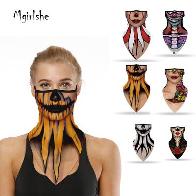 China Mgirlshe 2021 New Halloween Balaclava Motorcycle Custom Masking Outdoor Bandana Outdoor Activities Decorations Halloween for sale