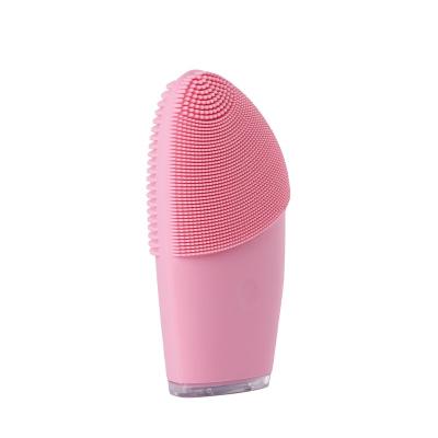 China Pore ​​Remover Silicone Sweep Electric Rechargeable Ultrasonic Facial Massager Deep Cleansing Cleansing Brush for sale