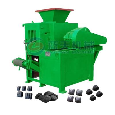 China Factory BBQ Charcoal Pillow Form 1 Ton Per Hour Charcoal Briquette Ball Press Machine Line for sale