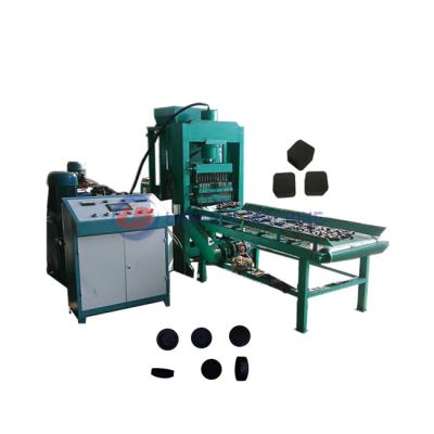 China Hydraulic Shisha Charcoal Briquetting BBQ Charcoal Press Machine Making Briquette for sale