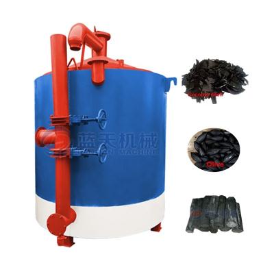 China 8 Cubic Meter High Temperature Coconut Shell Charcoal Making Furnace Carbonization Stove for sale