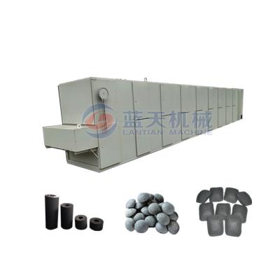 China Continuous Multifunctional Continuous Drying Machine Charcoal Belt Dryer For Balls Briquette for sale