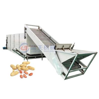 China Continuous Working Type Peanut Melon Seeds Drying Mesh Belt Machine for sale