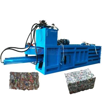 China For Packing Loose Paper Plastic Plastic Professional Cardboard Waste Hey Box Metal Ring Horizontal Press Set Horizontal Press for sale