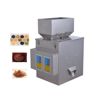 China High Efficiency CohoMachine 2 Heads Semi Automatic 100-200g Grape Nuts Goji Berry Powder Filling Machine for sale