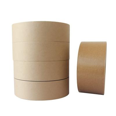 China CohoMachine Custom Waterproof Paper White Gummed Wet Water Logo Printing Available Extra Strong Kraft Paper Brown Activated Printed Kraft Tape for sale