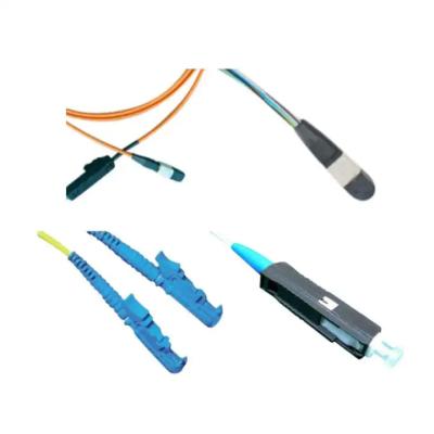 China MU MPO E2000 Fiber Optic Jumper Duplex 3.0mm LSZH 50/125 OM3 Fiber Optic Patch Cord for sale