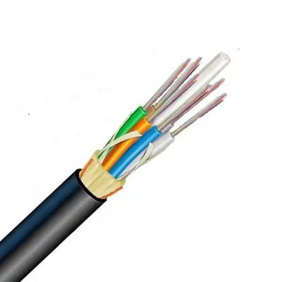 China ADSS 16 24 48 Core Aerial Fiber Optic Cable G652D SM Single PE Sheath 50-100m for sale