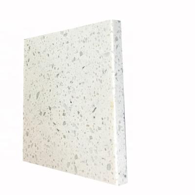 China China Crystal White Mirror Fleck Quartz Stone Countertops Price Durable Cheap Artificial Quartz Stones for sale