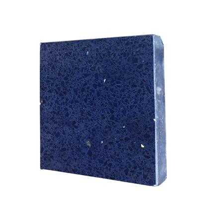 China Durable 18mm 20mm Quartz Stone Quartz Stone Plates Artificial Blue Quartz Stone Factory for sale