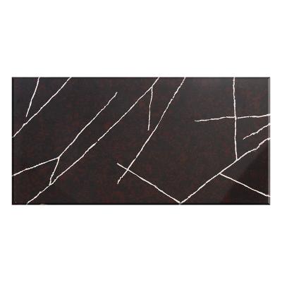 China White Quartz Stone Gold Marble Calacatta Mirror Stain Stone Countertops Against Quartz Pollution for sale