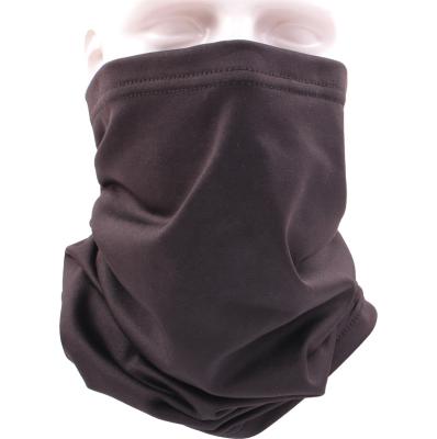 China Outdoor Activities Custom Stretch Spandex Face Cover Black Neck Warmer Tube Neck Cuff Poly For Ski Recycling for sale