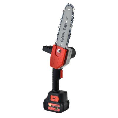 China Chainsaw MVM 8inch Big Power Anti-Slip Professional Portable Brushless Lithium Single Hand Saw Chainsaw Gasoline for sale