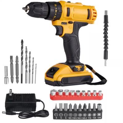 China Competitive Household MVM 21V Drill 12v Machine Lithium Electric Power Cordless Drill for sale