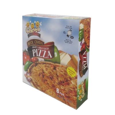 China China Manufacturer Wholesale Printed Food Recyclable Packaging E-flute White Corrugated Cardboard Pizza Packaging Boxes for sale