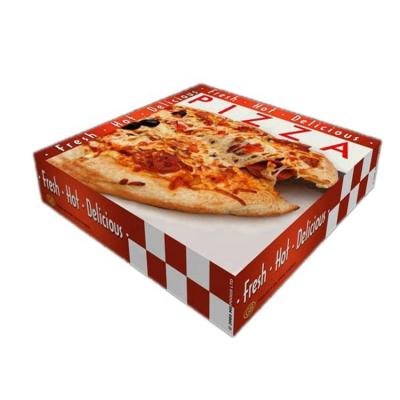 China Recyclable Promotion Custom For Custom Pizza Box Corrugated Cardboard Pizza Paper Box for sale