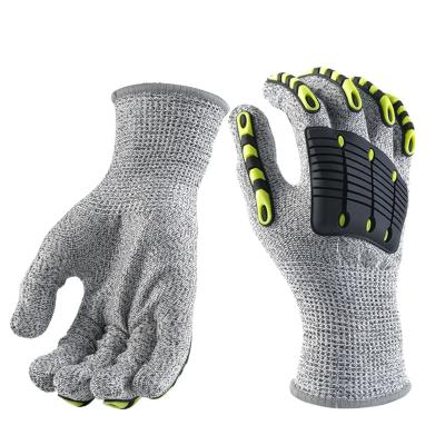 China Wholesale Anti-cut gloves cut tpr level 5 safety cut-resistant glove impact resistance resistant gloves for work for sale