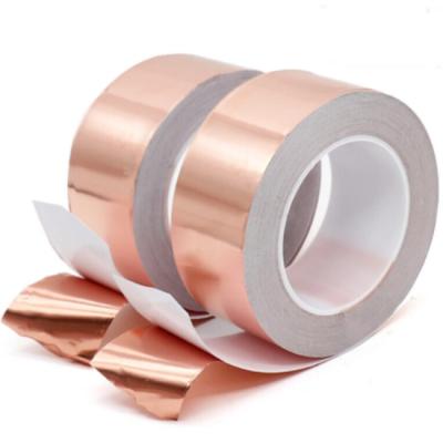 China C1200 50um Conductive Thick Copper Aluminum Foil Tape Tape Conductive Copper Adhesive for sale