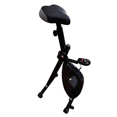 China Home Use Home Use Pedal Black Folding Magnetic Mini Exercise Bike For Indoor for sale