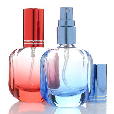 China Wholesale Cosmetic Travel Spray Glass Refillable Perfume Bottle Mini Aluminum Portable Perfume Bottle For Cosmetic Packaging for sale