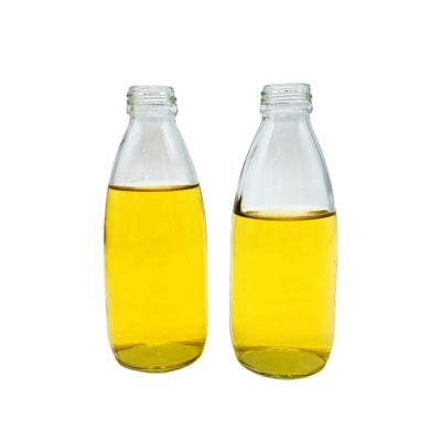 China Wholesale 2021 Food Grade Milk Tea Beverage Empty Mini 250ml 300ml Round Glass Bottles for sale