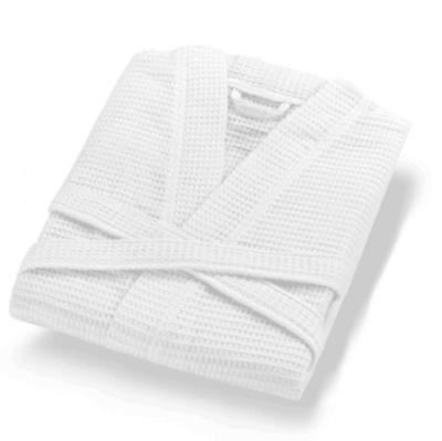 China Factory Breathable Cotton 100% Deeda Waffle Single Hotel Bathrobe for sale