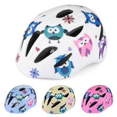 China 2021 popular custom light weight skate scooter bike helmet with signal led lightweight bicycle cycle riding for kids or children for sale