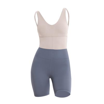 China Breathable Private Label Workout Sets Active Women Wear Ribbed Yoga Set Ribbed Seamless Yoga Set for sale