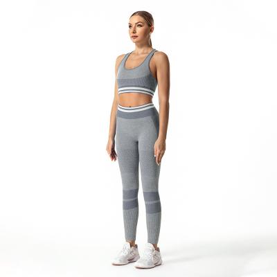 China Manufacturer Breathable Elastic Professional Color Sports Yoga Set Leggings Gym Wear for sale