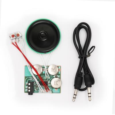 China AUX sound module. Outdoor Advertising DIY Panel Personal MP3 Recording For Greeting Card for sale