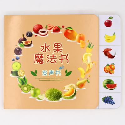 China Eductional preschool plays recordable high quality voice and funny stories sound book for infant early education for sale