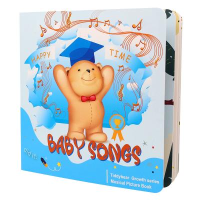 China Educational Healthy Touch Button Book Healthy Songs Book Talking Toy Children's Book For Study for sale