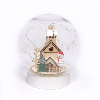 China Nice 10 LED Ball Lit Christmas Decorative Deer In Plastic Ball Led Light Night, Christmas Light, Festival Light for sale