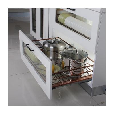 China Kitchen Stainless Steel Stocked Dish Rack for sale