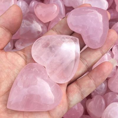 China China Crystal Crafts Wholesale Natural Set Frame Quartz Healing Stones Wholesale Raw Bulk Crystal Heart for sale