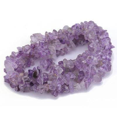 China China Group Setting Natural Healing Purple Stone Chips Raw Amethyst Quartz Crystal Gravel For Decoration for sale