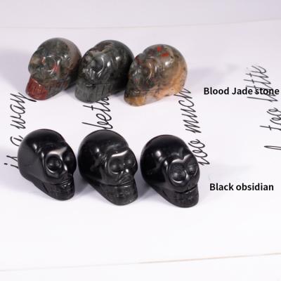 China China Skulls China Crystal Skulls Hand Carved Crystal 2 Inch Small Crystal Skulls Rose Quartz Amethyst For Sale for sale