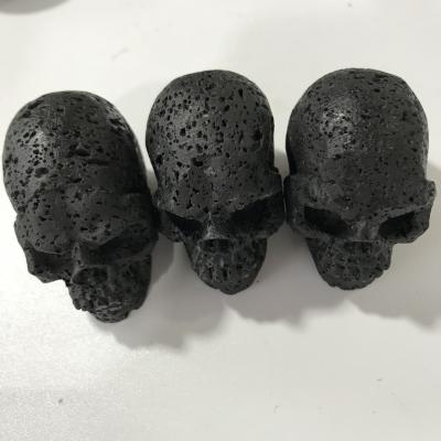 China China Wholesale High Quality 5.0 Inch Gemstone Skulls Hollow Carved Crystal Skulls Healing Crystal Skulls for sale