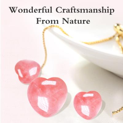 China China HOT SALE Stones Natural Resin Crystal Crafts Heart Shaped Jewelry Ball Bulk Cutouts for sale