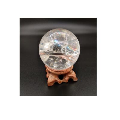 China China Wholesale Quartz Clear Sphere Crystal Ball White Crystal Balls For Home Decoration for sale