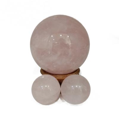 China China Fashion Style Crystal Ball Reiki Crystal Sphere High Quality Pink Crystal Sphere for sale