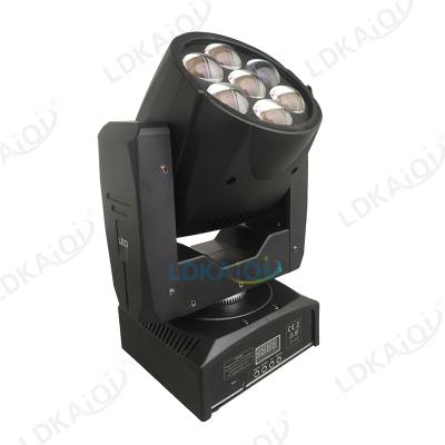 China DJ disco light dmx bee eye 7x12w RGBW 4in1 led moving head light with wash hum for sale