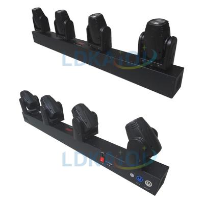 China Bar DJ Event Bar 4x10w RGBW 4in1 Led Beam Moving Head Bar Light Heads 4 Moving Head Light for sale