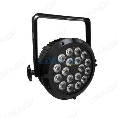 China Hotel Led Par Light 18X18 Slim Bar Par Light RGBW 4in1 LED Par Can for sale