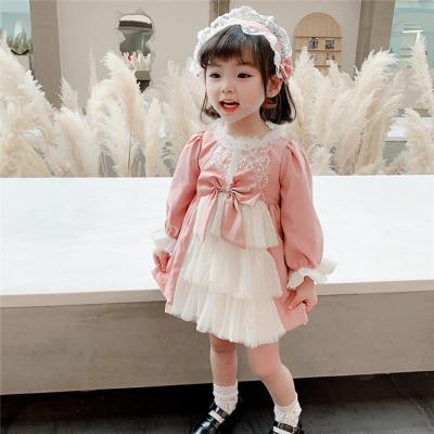 China SE3016 Breathable Girl Dress Baby 2022 New Summer Girls Sweet Campus Sports Style Kids Dress Little Girls Lolita Dresses for sale