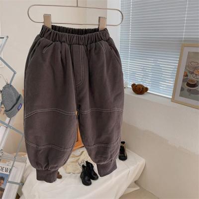 China SE1293 2021 Children's New Winter Trend Boys And Girls Street Style Breathable Loose Pants Personality Soft Casual Pants for sale