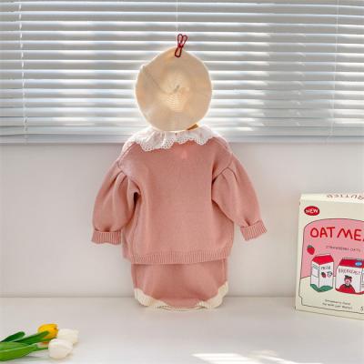 China SE1625 Wholesale Infant Summer Korean Style Breathable Suits Baby Boy Clothing Sets With Romper And Sweater Jackets for sale