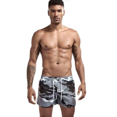 China Quick Dry Anti-UV Camouflage Printed Men's Beach Shorts Men's Swim Shorts Swimming Trunks Swimsuit for sale